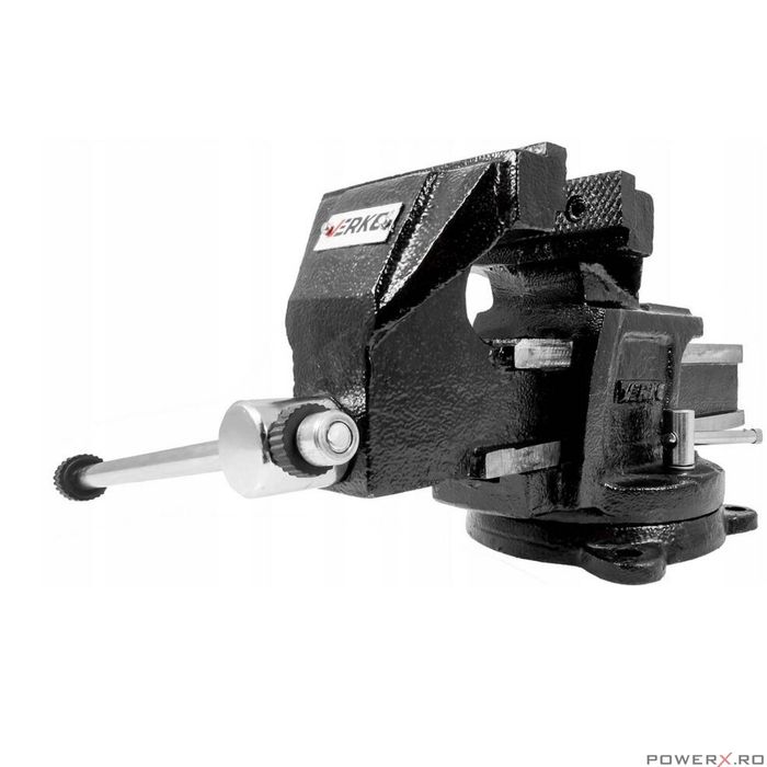 Menghina rotativa turnata, 100 mm, de banc, cu nicovala, Premium Line,