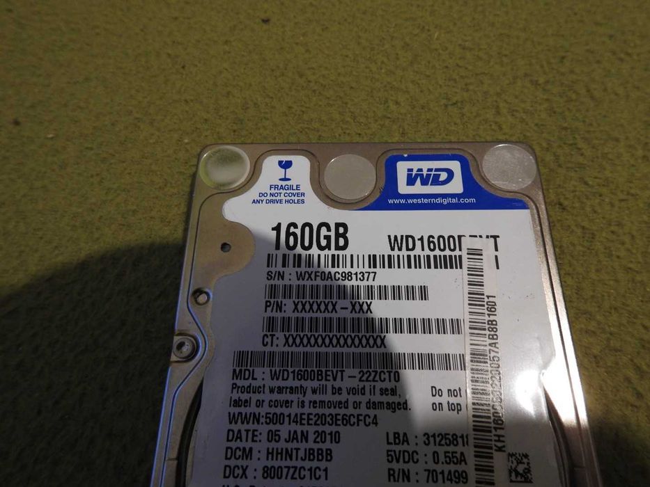 Harddisk 160gb pt ps3