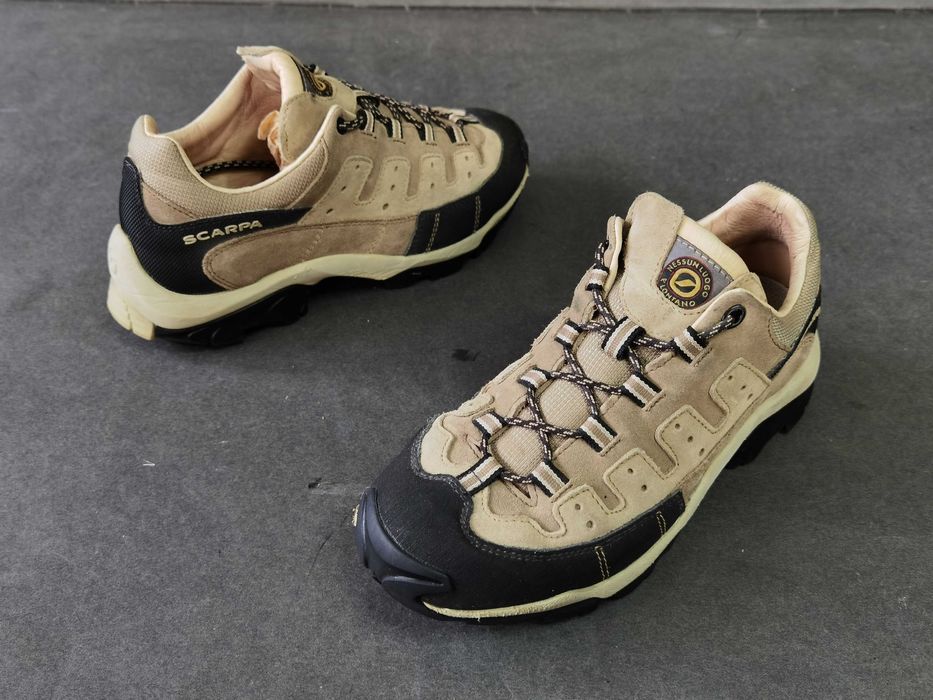 Bocanci piele  38 39 ghete munte copii SCARPA VIBRAM  ca Noi