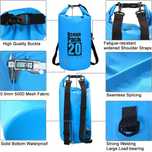 Dry bag 10L 20L geanta waterproof rucsac etans apa plaja caiac rafting