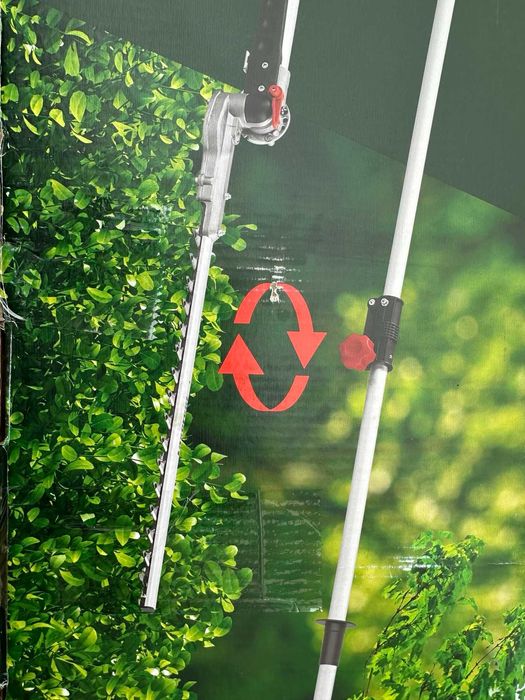 Parkside 2в1 телескопичен храсторез и трион