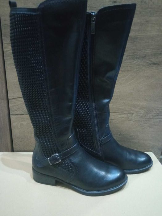 Дамски ботуши от естествена кожа