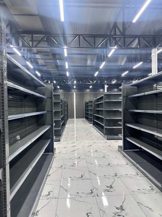 Озик овкат маркет ва доконлар учун полкалар стеллаж прилавкалар металл