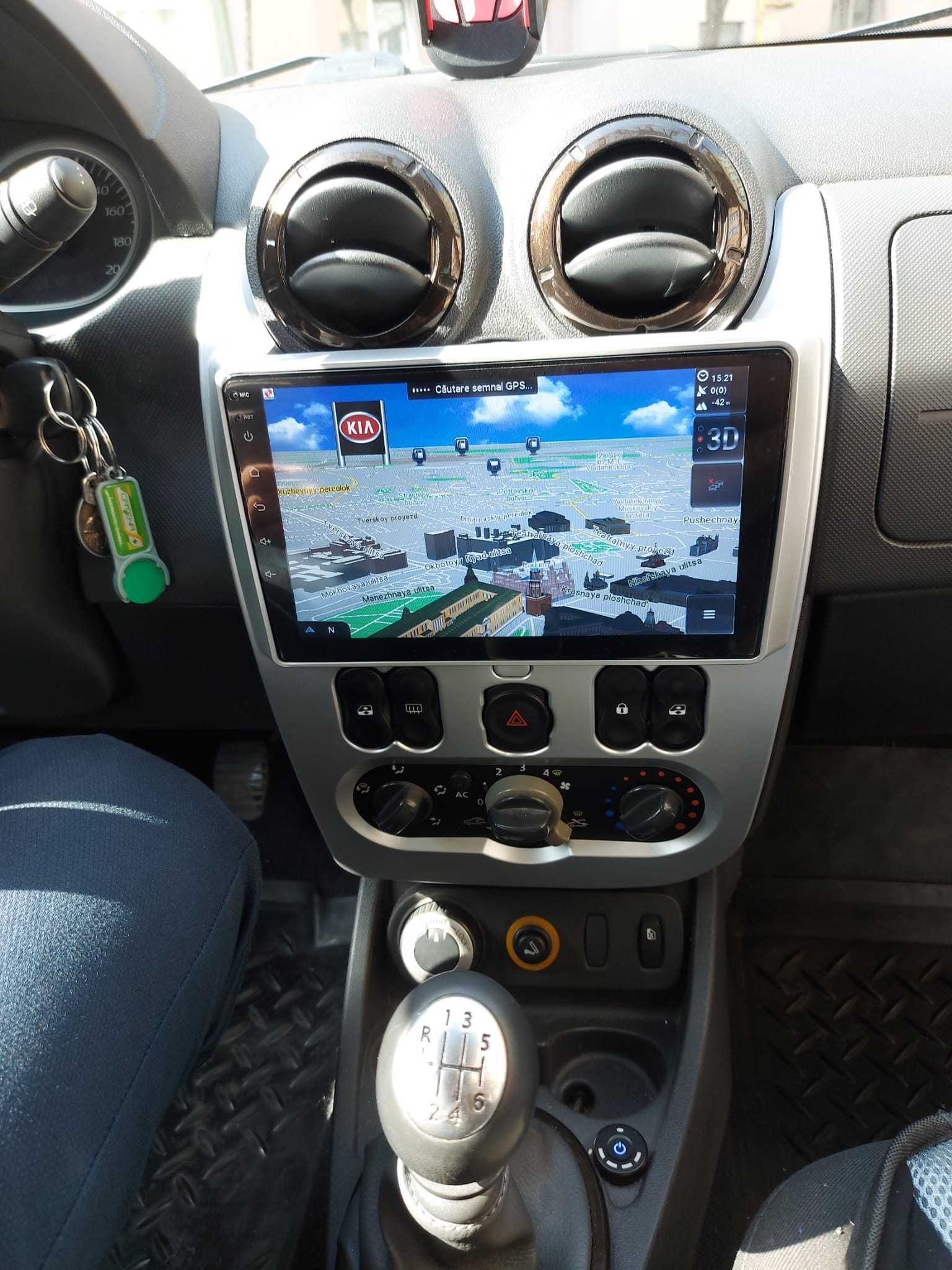 Navigatie Android Dacia Logan WiFi internet Waze YouTube casetofon