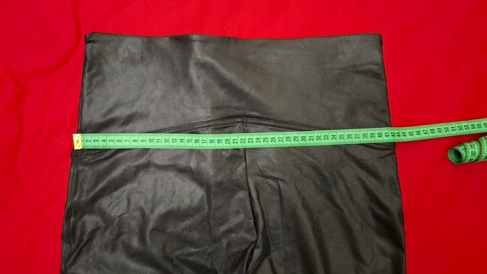 Colanti damă SPANX Faux LEATHER MOTO LEGGINGS XXL noi etichetă 140 Lei