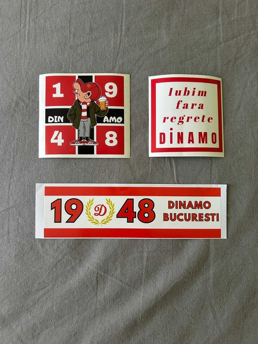 Stickere Dinamo Bucuresti– Pachete 50/100/200/500/1000 Bucăți