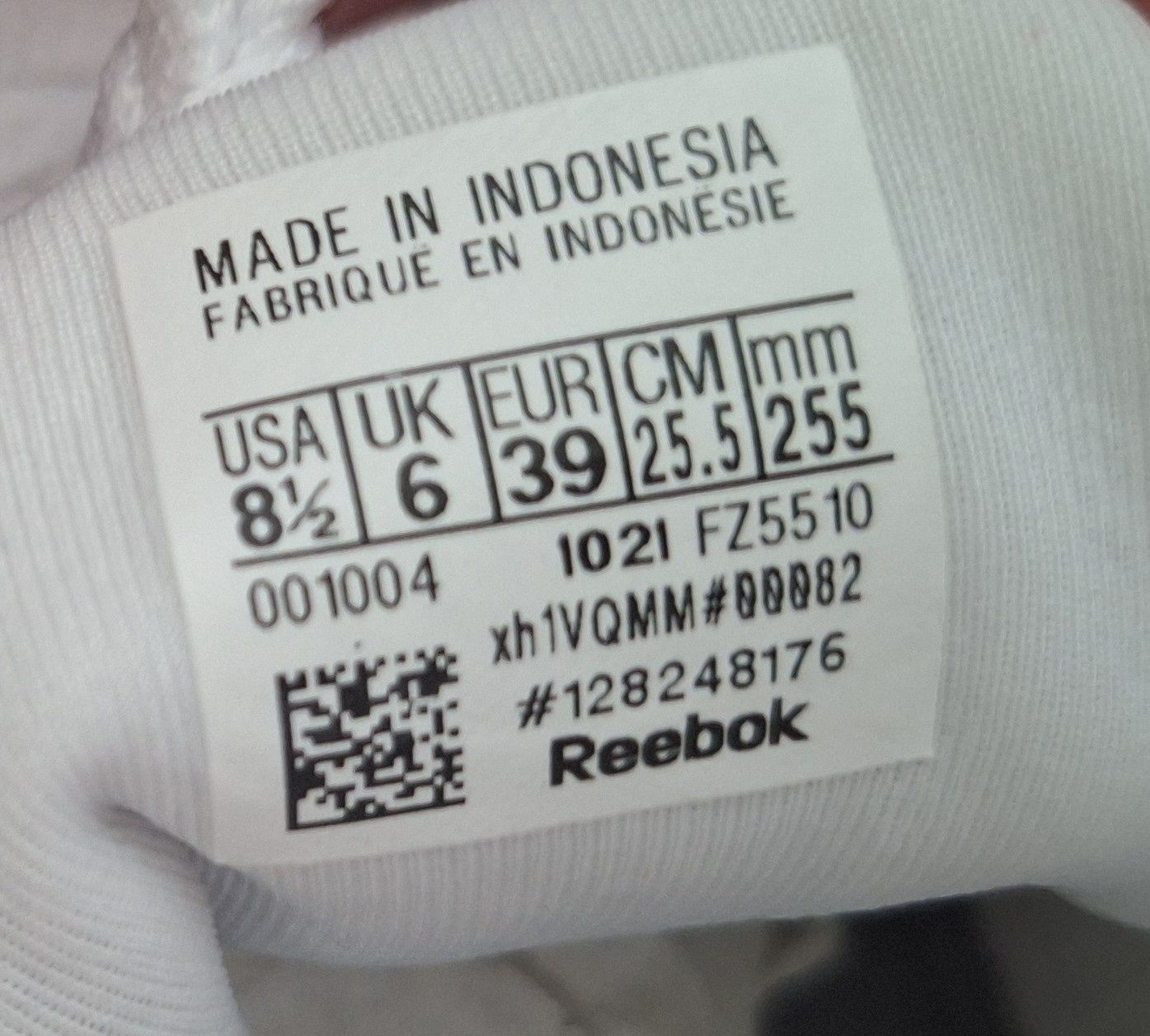 маратонки Reebok runner, номер 39