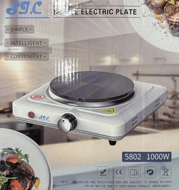 Plita  electrica portabila SIC cu o singură plită 1000W