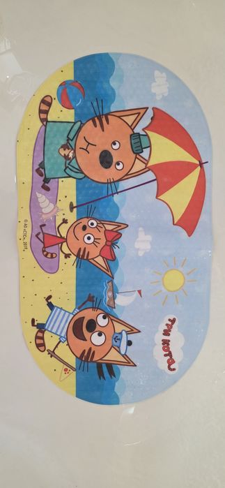 Детский коврик для купания противоскользящий