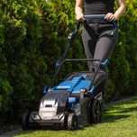Masina de tuns iarba pe acumulator 43cm  va 20V 4Ah scheppach