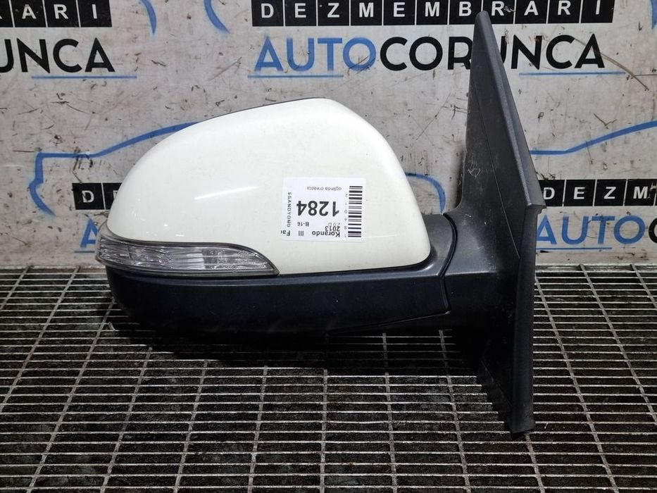 Oglinda dreapta SsangYong Korando III Facelift 2013 2013 - 2017 4 Usi ALB (1284) Fara ...