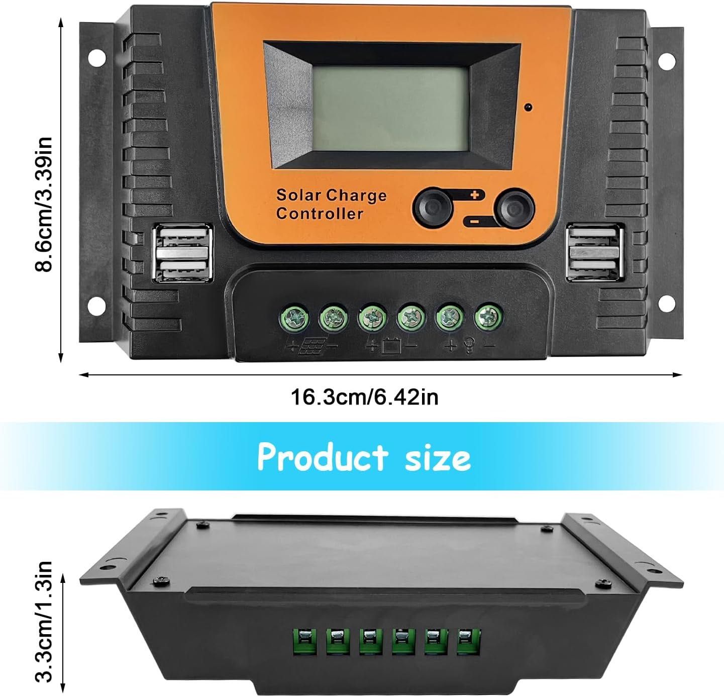 Regulator de încărcare solar PWM 20A