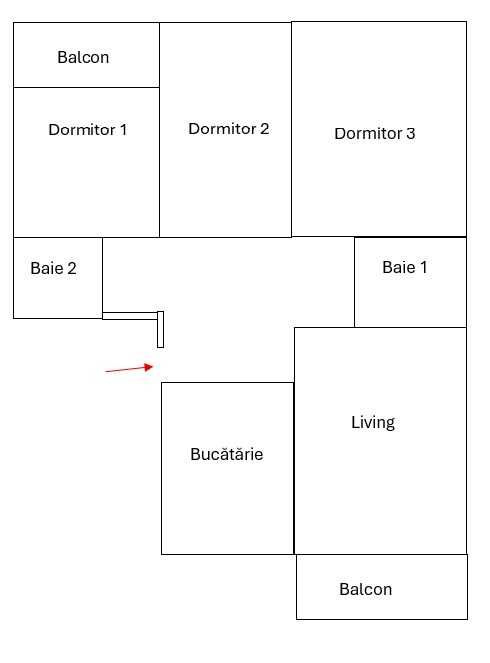 Persoana fizică vând apartament cu 4 camere str Ion Meșter nr.4
