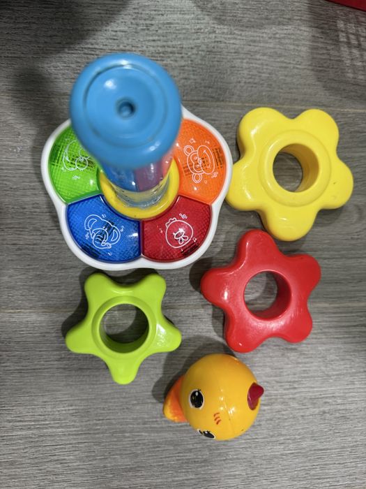 Музыкальная пирамидка учить цвета