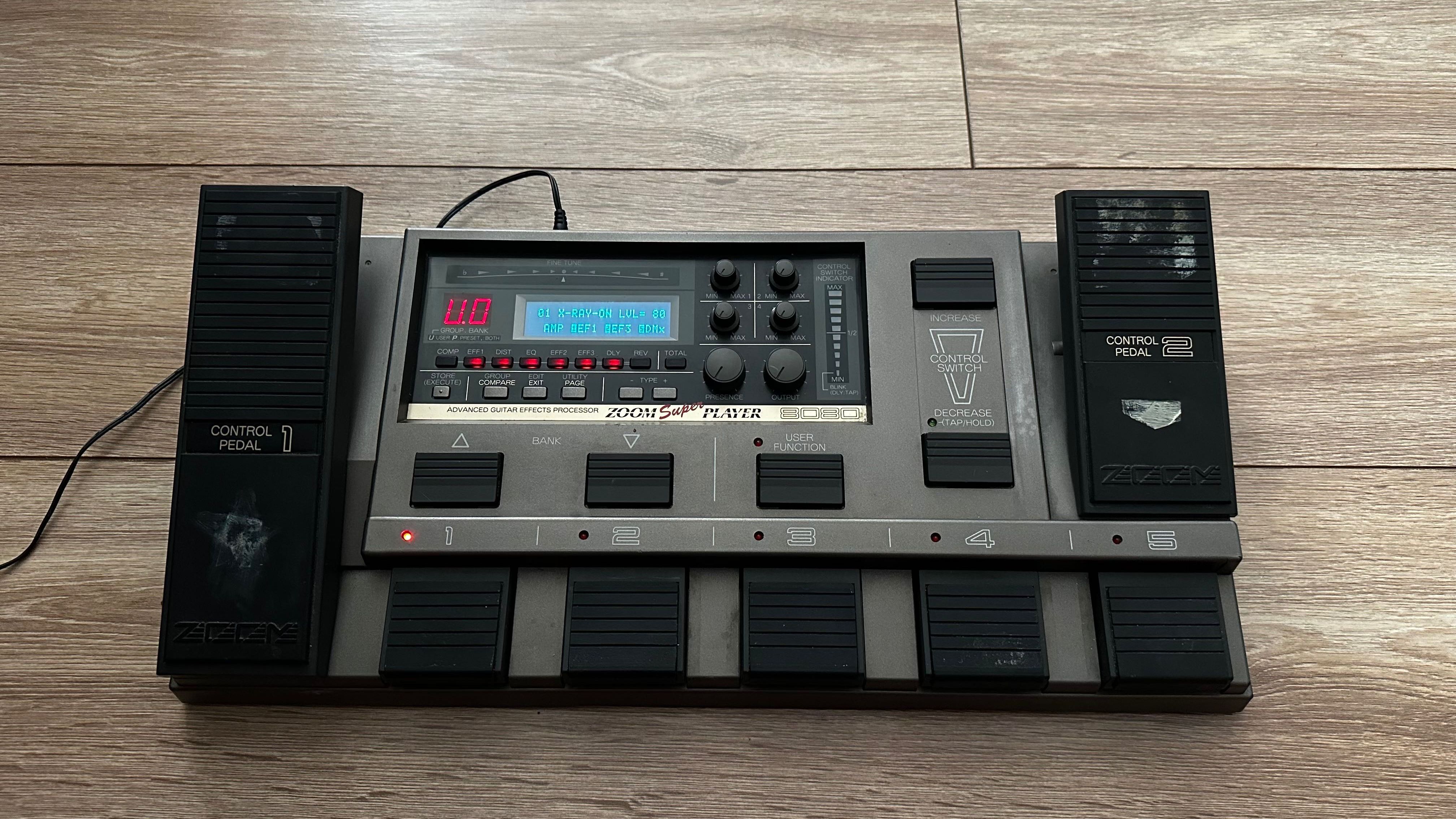 ZOOM 8080 Super Pedala chitara efecte vintage multi chorus reverb EQ