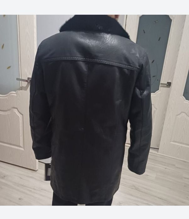 Дубленка кожанный