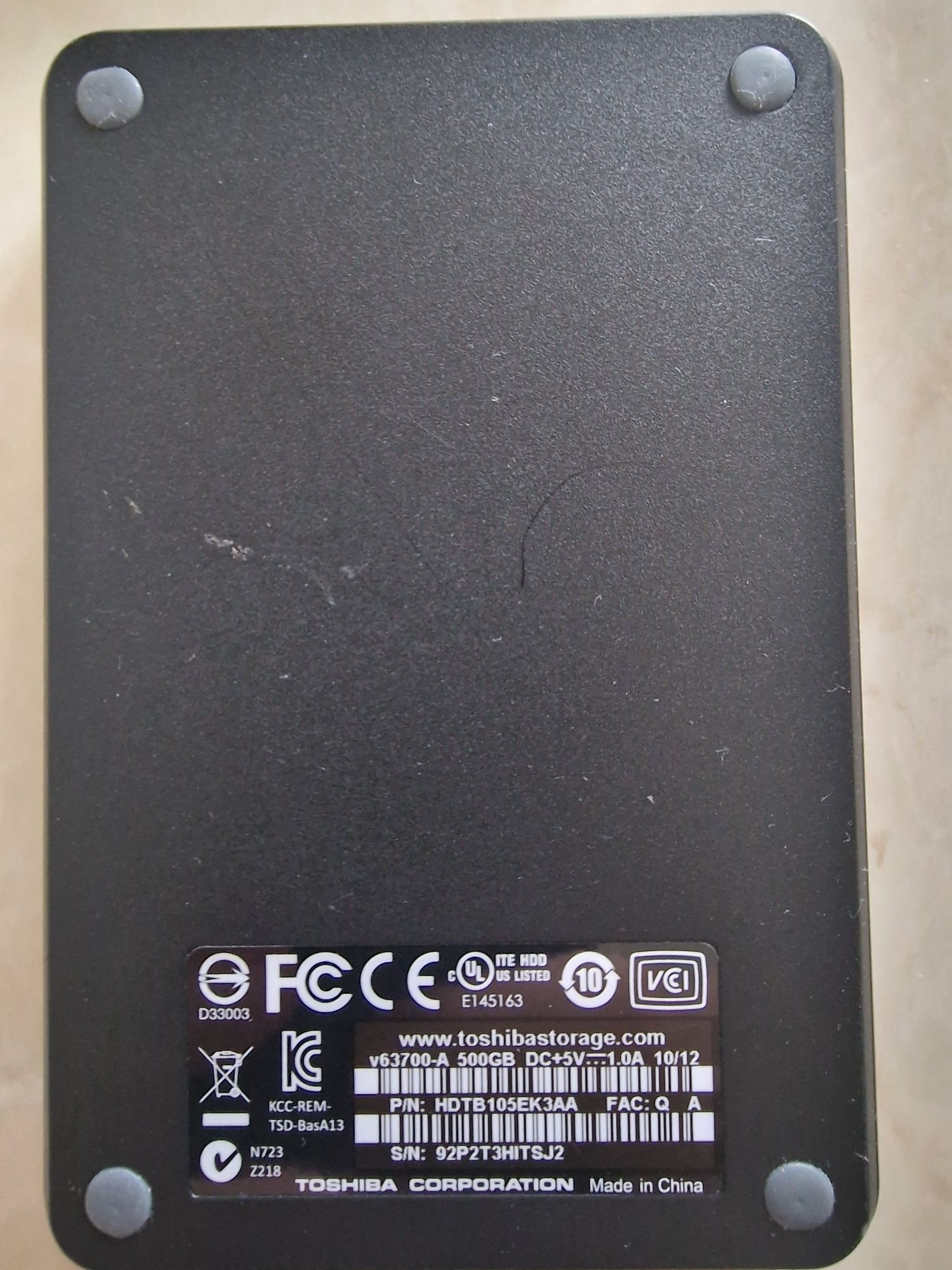 Hard disk Toshiba 500 gb