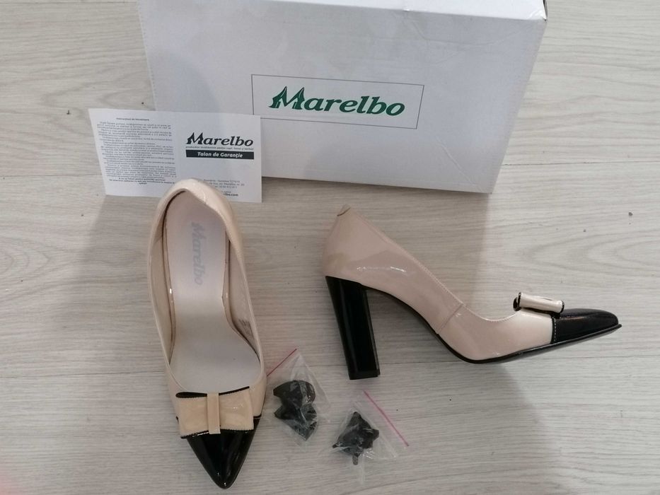Pantofi de piele marca Marelbo
