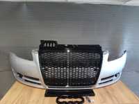 Bara fata+Grila radiator fagure RS LOOK A4 B7 04-07 Argintiu LY7W LY7G