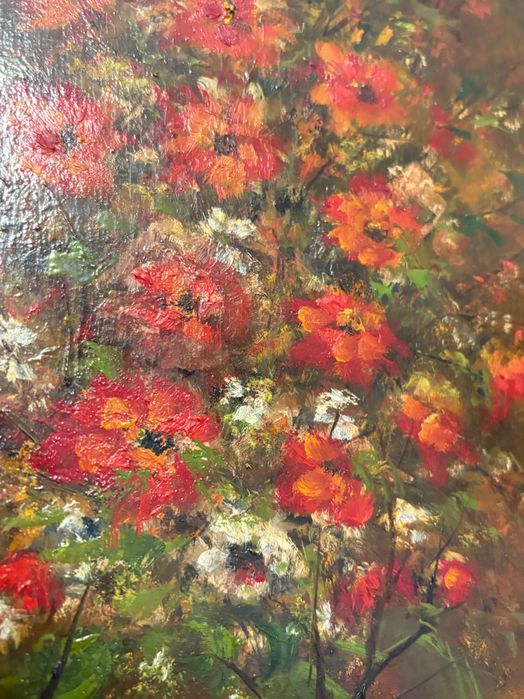 Vand tablou ulei pe panza Francine Tavernier semnat