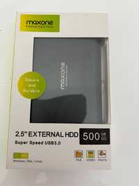 Hard disc extern 2,5 Maxone 500 GB