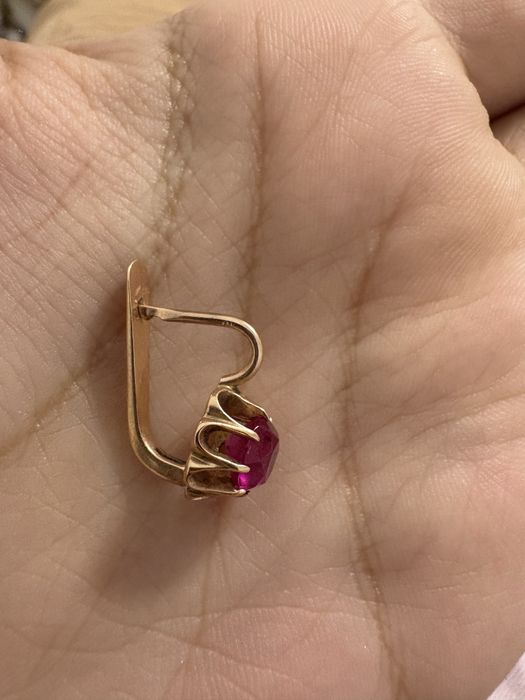 Золото серьги.Антикварные