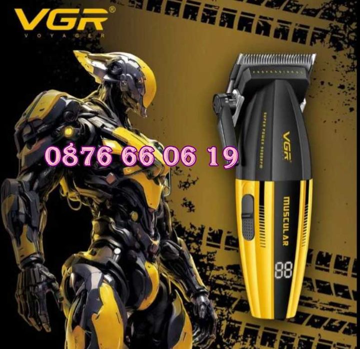 Безжична машинка за подстригване VGR 285, машинка за коса