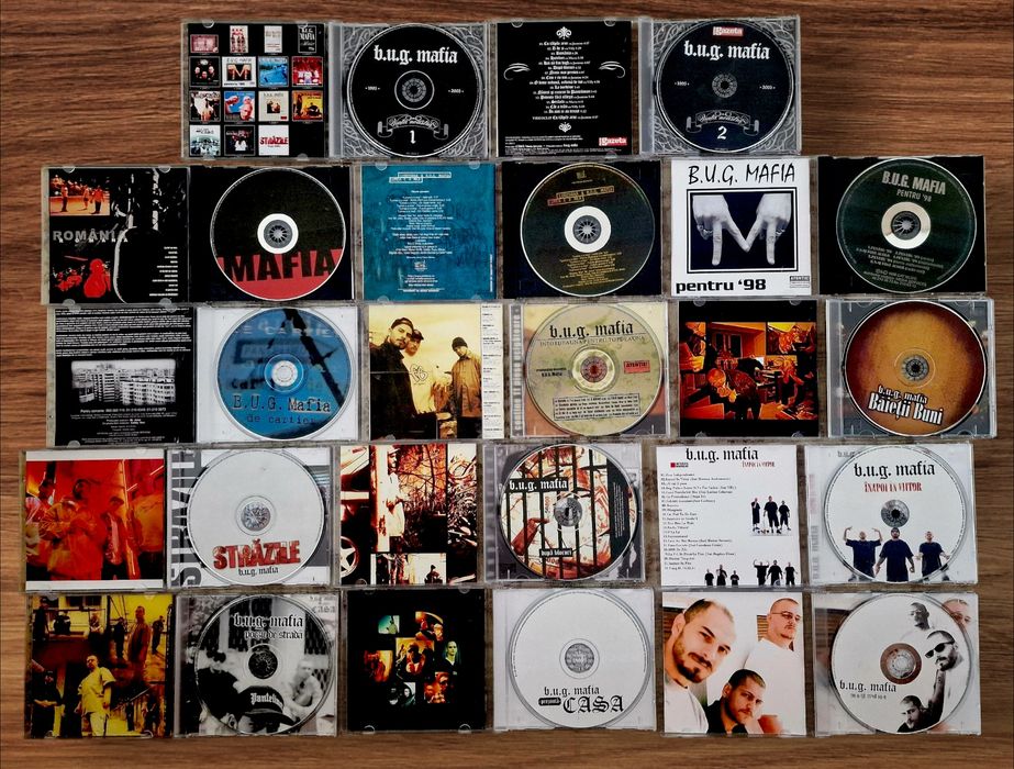 Cd-uri trupa B.U.G.Mafia