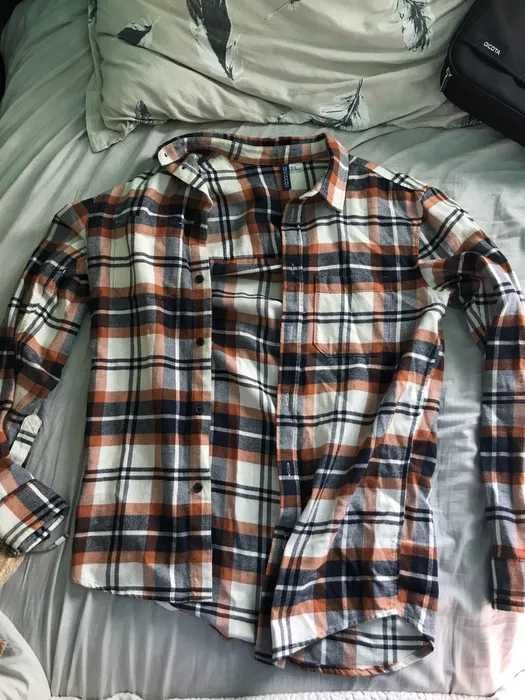 Camasi/Overshirts flanel, carouri, H&M si Pull&Bear