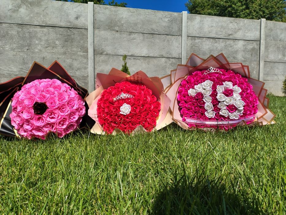 Buchete de trandafiri din sapun