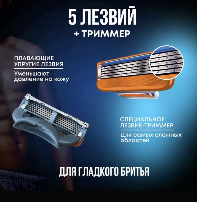 сменная кассета для бритья Gillette Fusion
