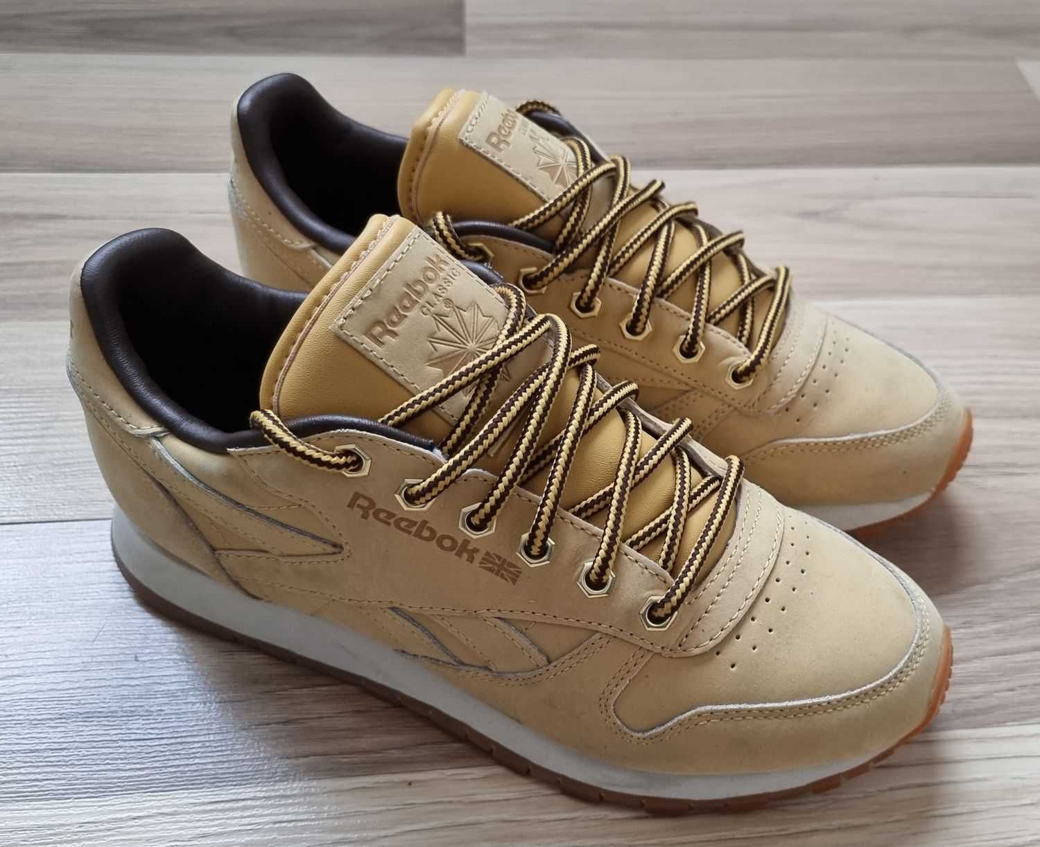 Детски кожени маратонки Reebok Classic Leather Wheat - 36