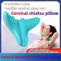 Pernă de masaj shiatsu cu acupresiune cervicală