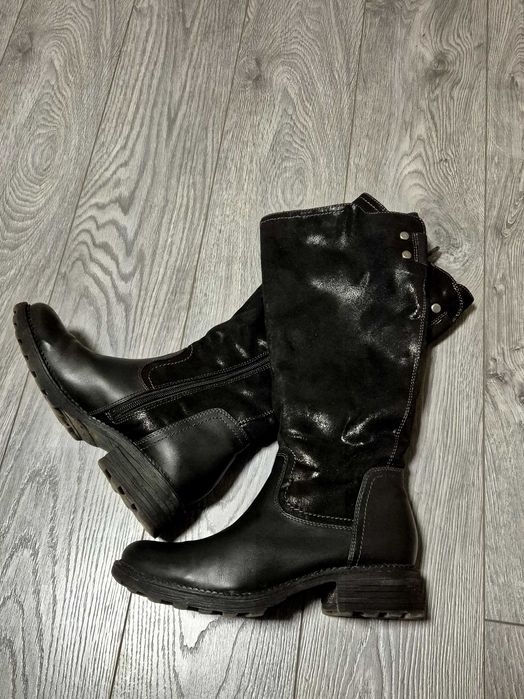 Дамски ботуши Tamaris, размер 38, естествена кожа