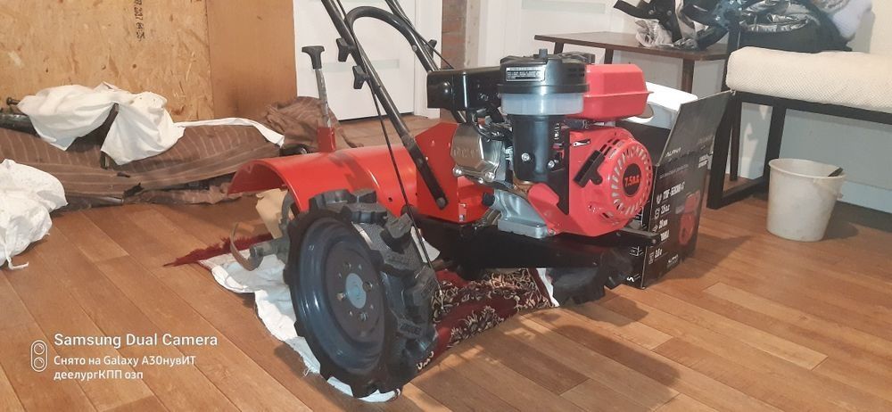 мотоблок с активной фрезой