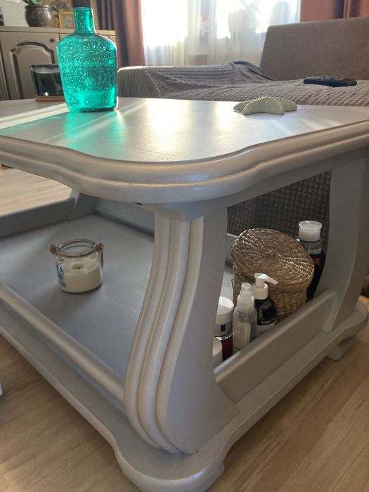 Masa cafea reconditionata lemn masiv