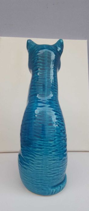 ceramica pisica albastra