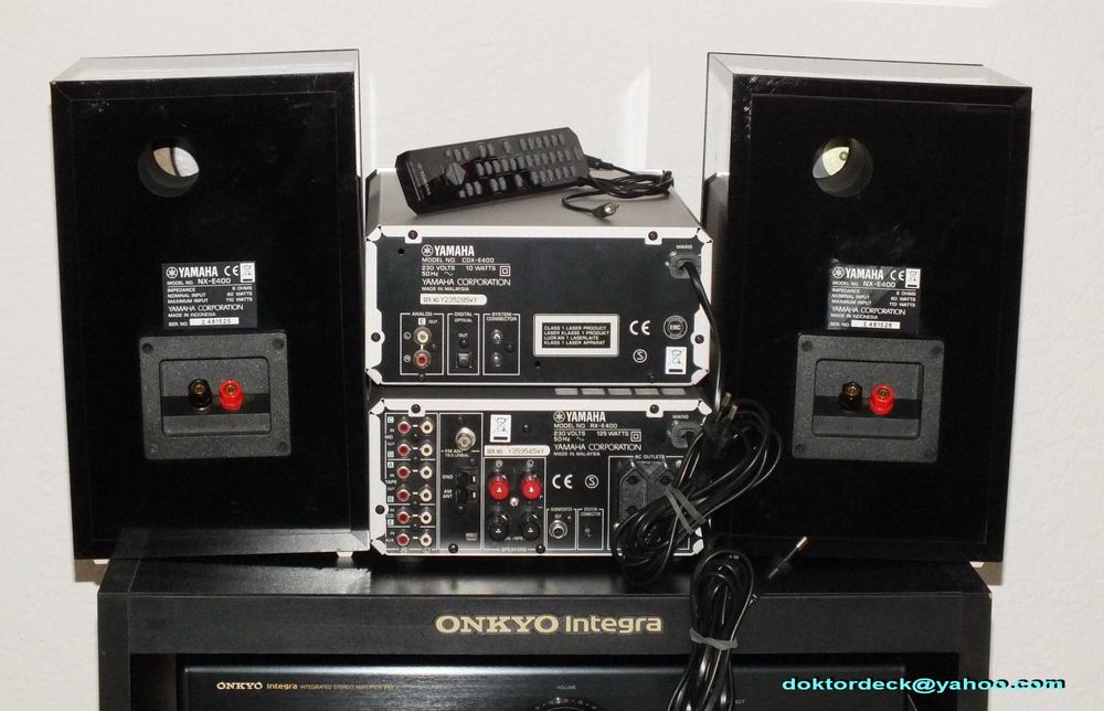 linie Yamaha RX-E400, CDX-E400, NX-E400 cu tel. originala