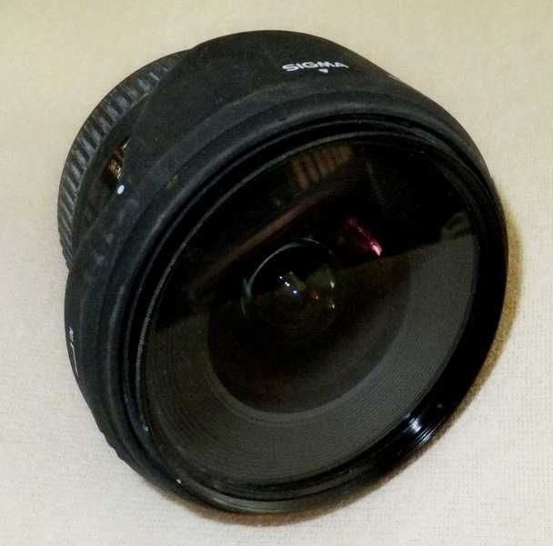 сверхширокоугольный объектив SIGMA 10-20mm 1:4-5.6 EX  DC байонет К