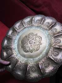 cadou rar Wicca Plate colectie-bronz sec.XX-handmade,semnat