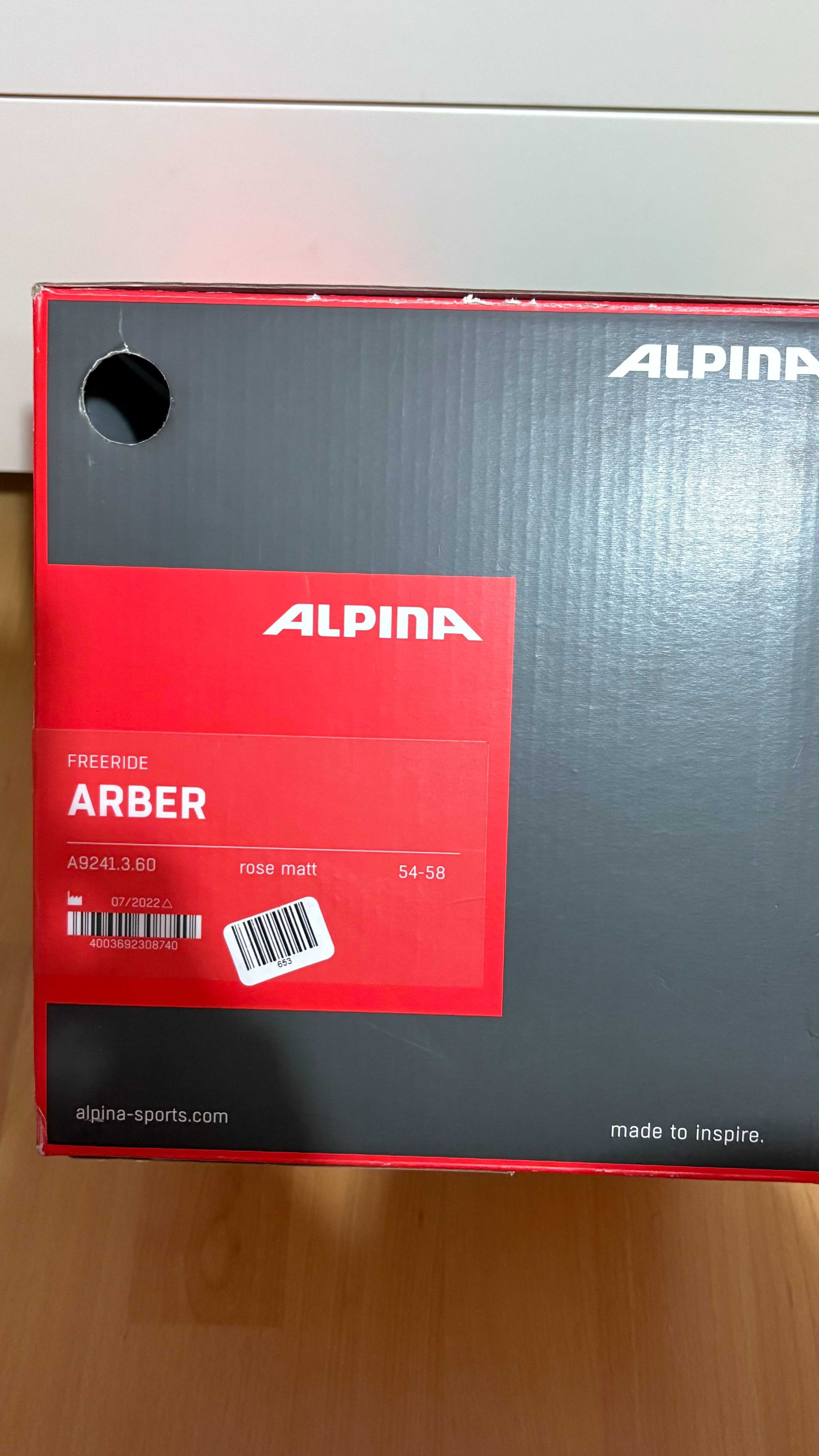 Спортна каска Алпина нова Alpina Arber 54-58