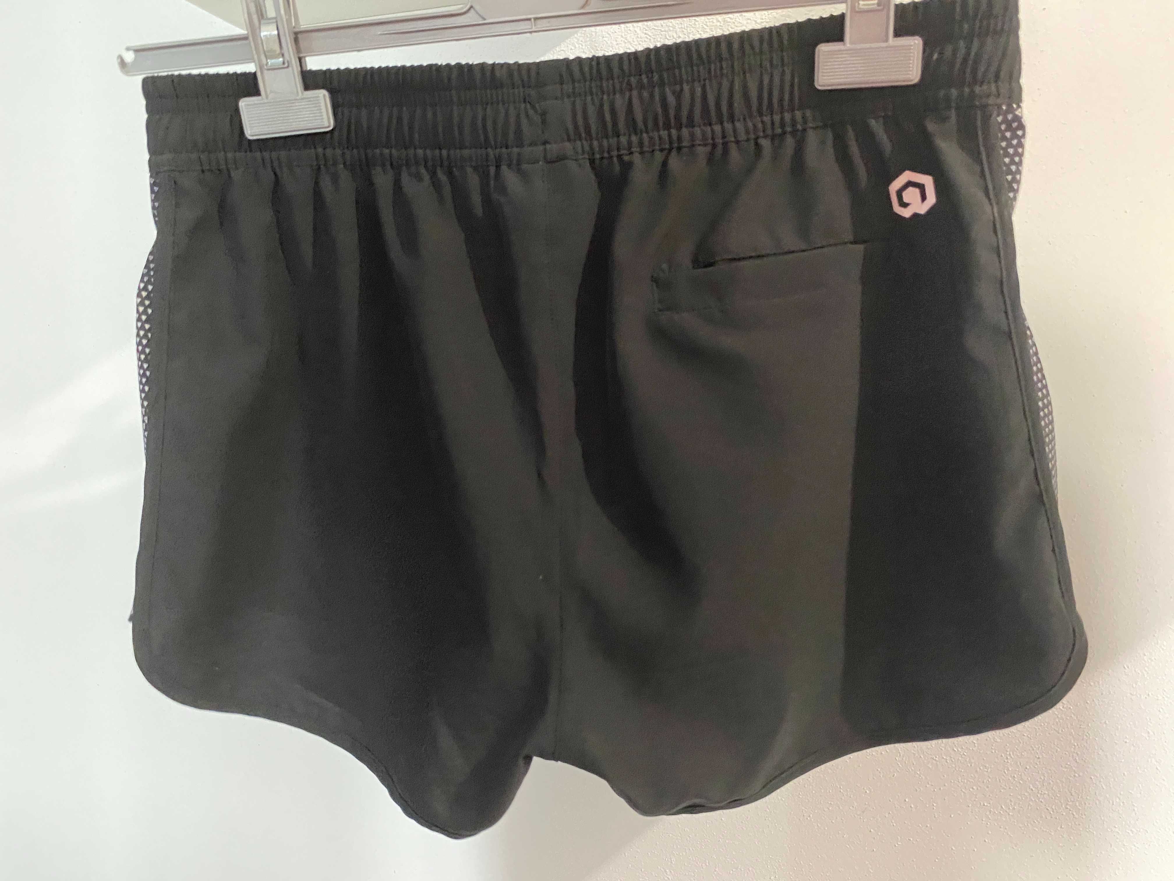 Pantaloni scurti sport/alergare 'Arcore'/Sportissimo, S/36, nou, negru