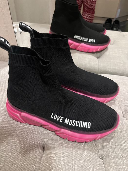 Спортни обувки тип чорап Love Moschino