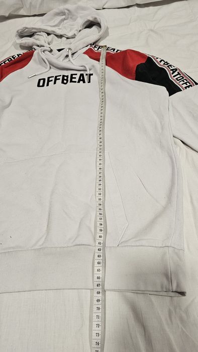 Hanorac alb cu glugă 164-170 (XS)