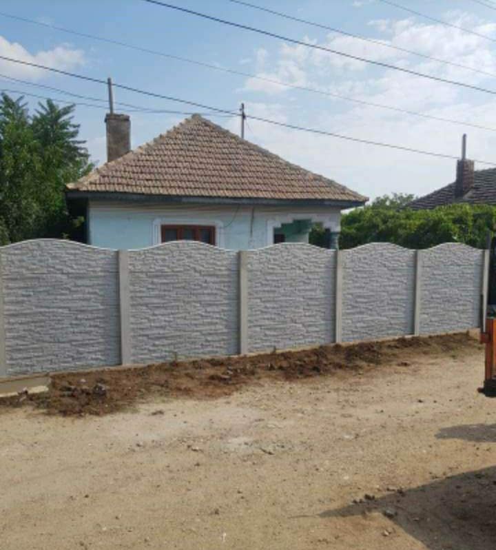 Gard de beton  250   lacra  cu montaji si trasport