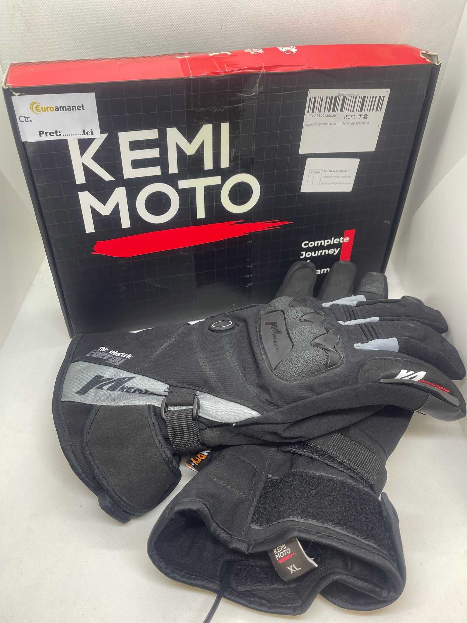 Manusi incalzite Kemimoto+ XL
