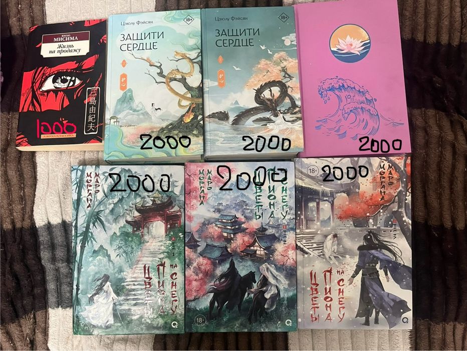 Разные книги в основном китайские фэнтези