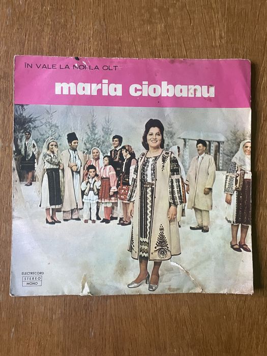 Disc vinil Maria Ciobanu- In vale la noi in Olt