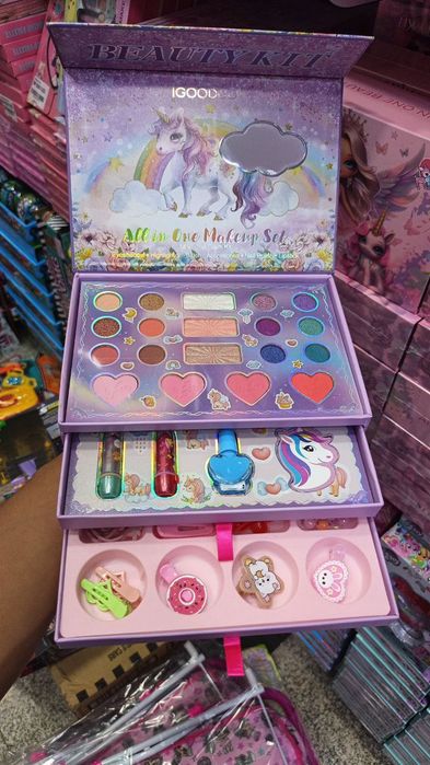 IGOODCO Новая разноцветная модная детская косметичка с тенями