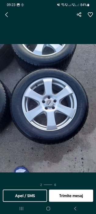 JANTE ALIAJ 5 X 112 + Cauciucuri de Iarnă 255 / 55 / 18 * Profil Bun *